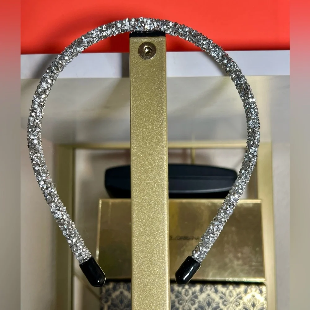 NEW Silver Crystal Headband